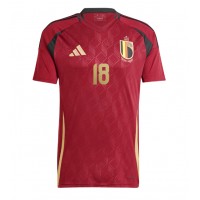 Maglia Calcio Belgio Orel Mangala #18 Prima Divisa Europei 2024 Manica Corta